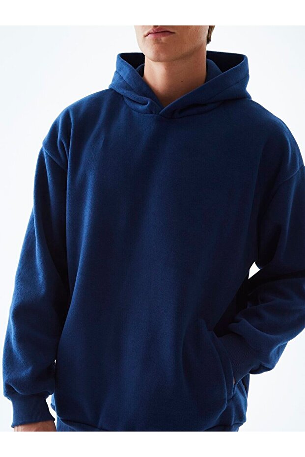 Lacivert Sweatshırt - 5