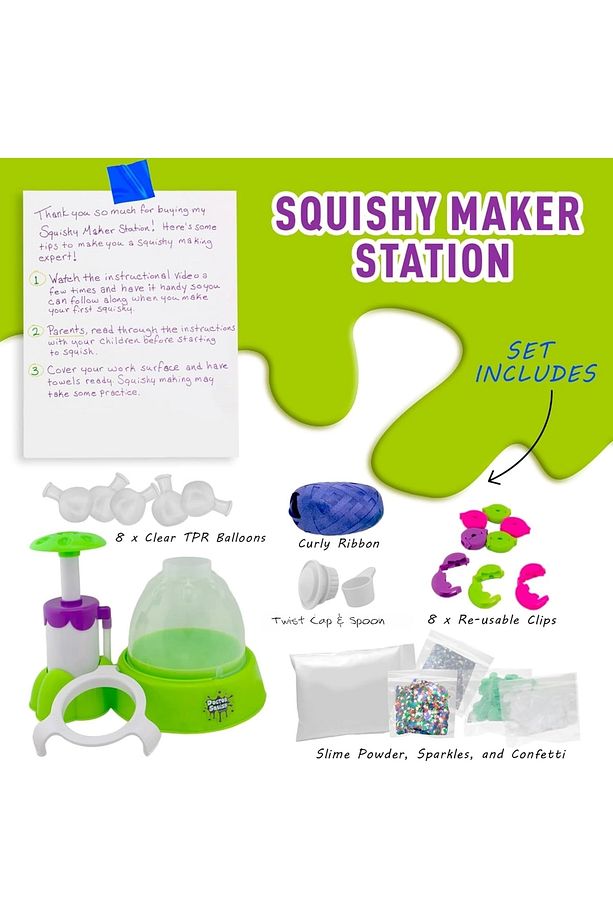 Doctor Squish Maker Station, Parlak Simli Sukuşi Yapım Seti - Slime Yapma Seti - Doktor Sukuşi - Suk - 6