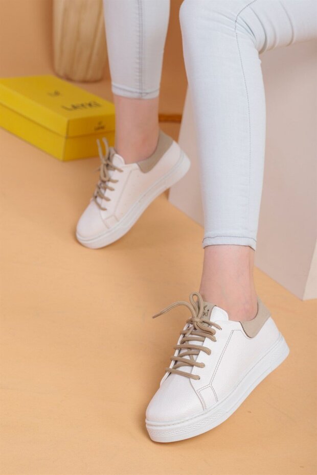Rocc White Beige Women's Sports Shoes