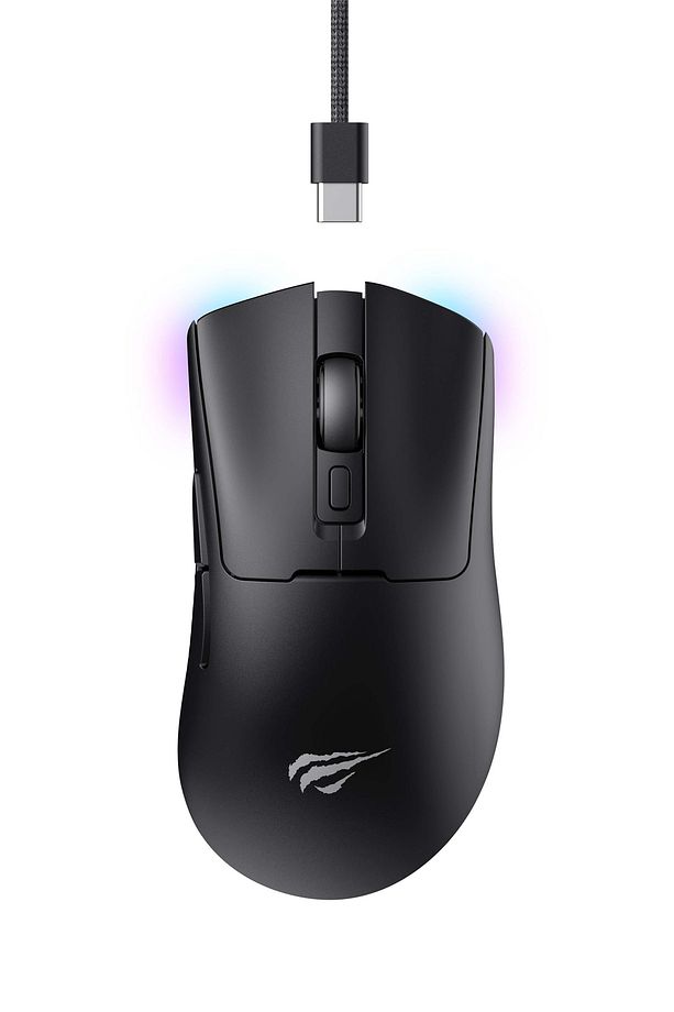 Gamenote MS966WB Profesyonel PMW3325 Ultra Hafif 10.000 DPI RGB Wireless Gaming Oyuncu Mouse - 1