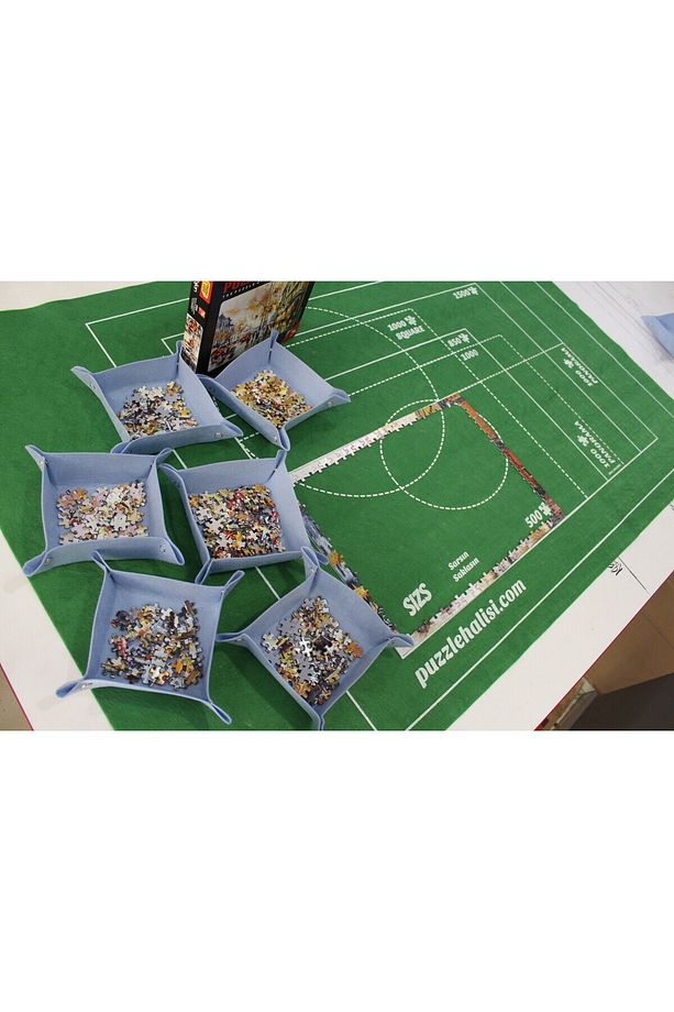 Puzzle Halısı - 3000 Parçaya Kadar Puzzle Tepsisi - 4'lü Set - 4