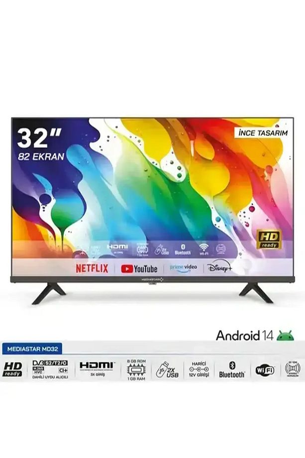 MDS32 32' Android 14 Akıllı Kumandalı Led Tv - 1