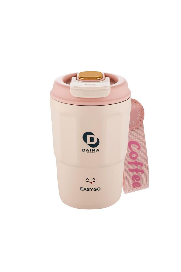 Brioni Daima Easy Go 380 ml Sıcak-soğuk Çelik Pembe Termos - 1