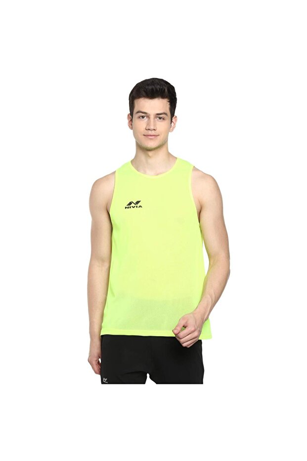 Air Strike Training Bibs | Fluro Green | Polyester | For Football, Soccer, Rugby