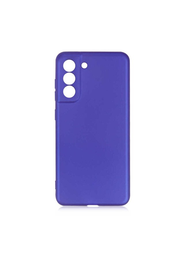 Galaxy S21 Fe Case Soft Textured Colorful Slim Silicone Soft Cover Premier - S Cobalt Blue