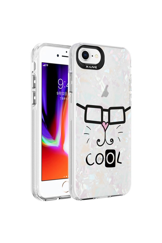 Cover Marbello Cover Compatible with iPhone Se 2020 Case Marble Pattern Mobile Phone