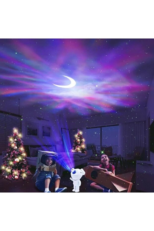 Gece Lambası Çocuk Dostu Ledli Kumandalı Model ASTRONOT  Gece Lambası - 7