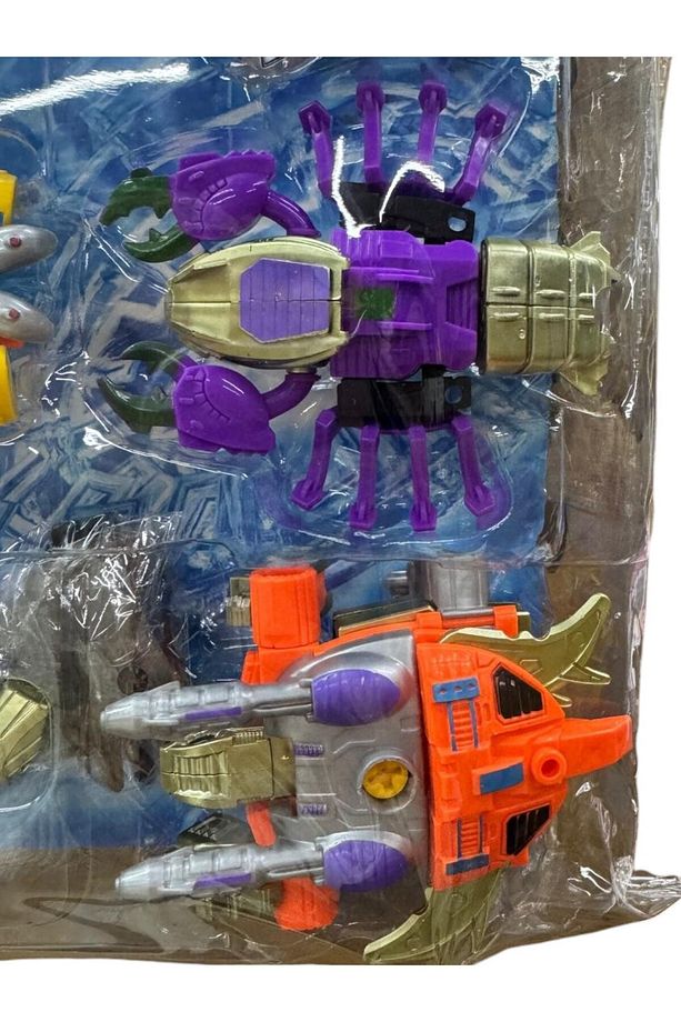 Dönüşebilen 6ın1 Robot Hayvanlı - Dönüşebilir Robot 6 Adet Hayvan Figürlü - 2