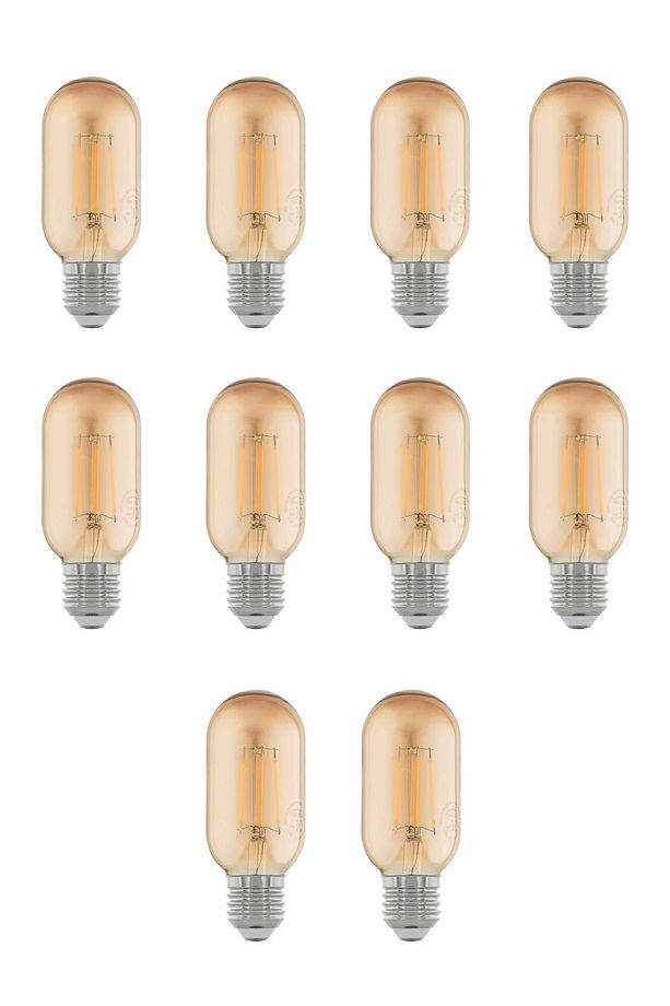 4w 220v E27 Gemici Rustik Led Ampul T45-4 10'lu Paket - 1