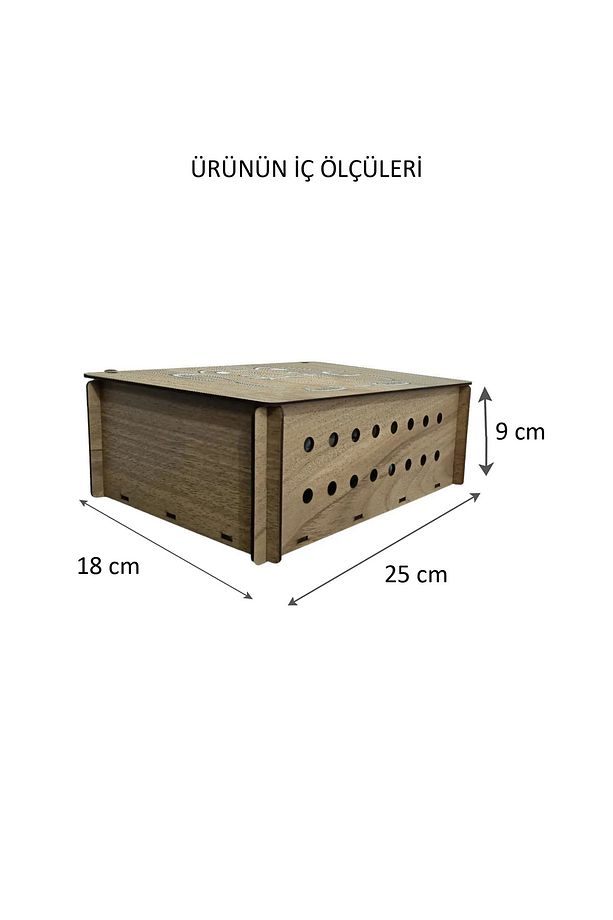 Modem Saklama Kutusu - 25x18x9 Cm - KEDİLİ KAPAK - 4