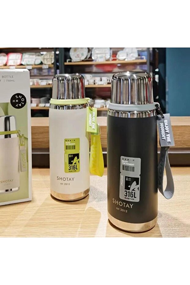 Premium Termos 750Ml Ekru - 6