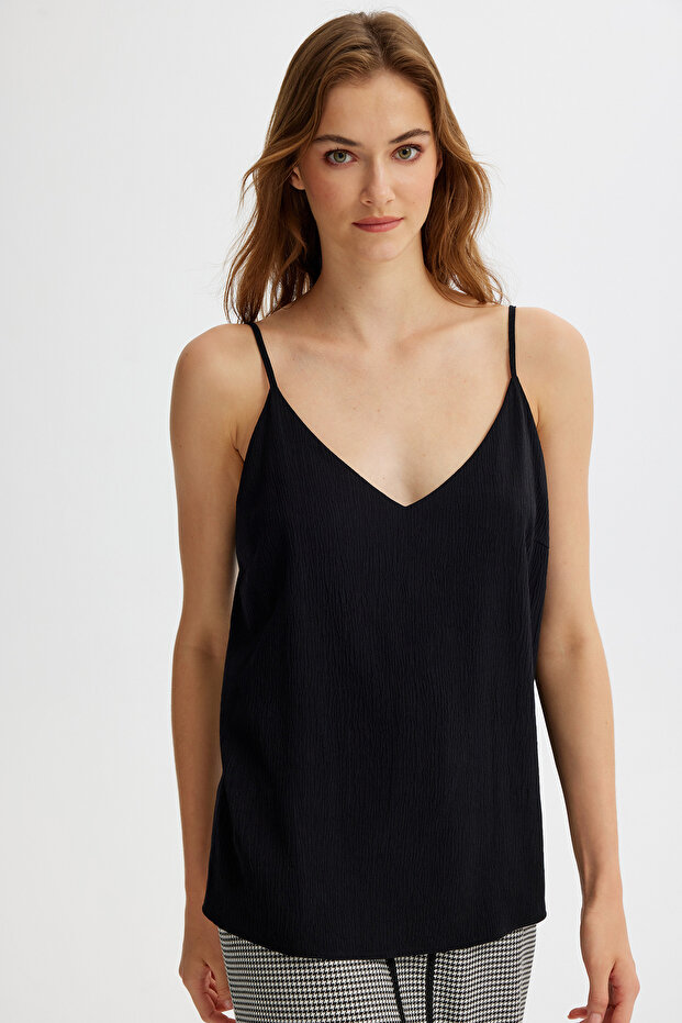 Sling Blouse with Back Detail