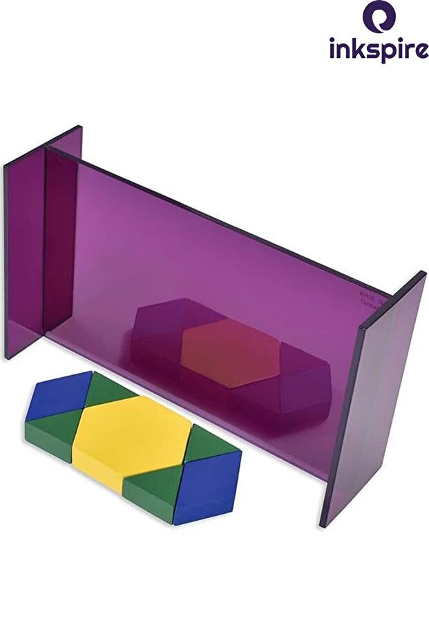 1Pc Symmetry Reflection Mirror - Object Reflection, Math Geometry Lecture Materials Drawing - 5