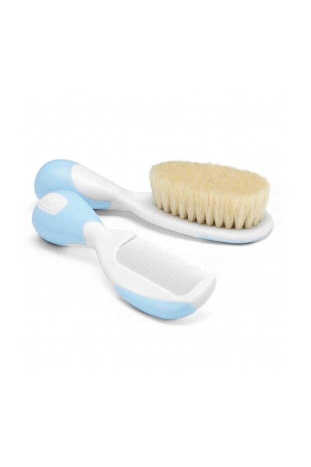 Fırça Ve Tarak Seti 0 Ay Mavi - 2