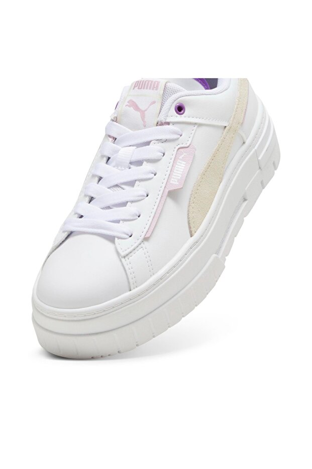 Mayze Crashed Kadın Beyaz Sneaker - 3