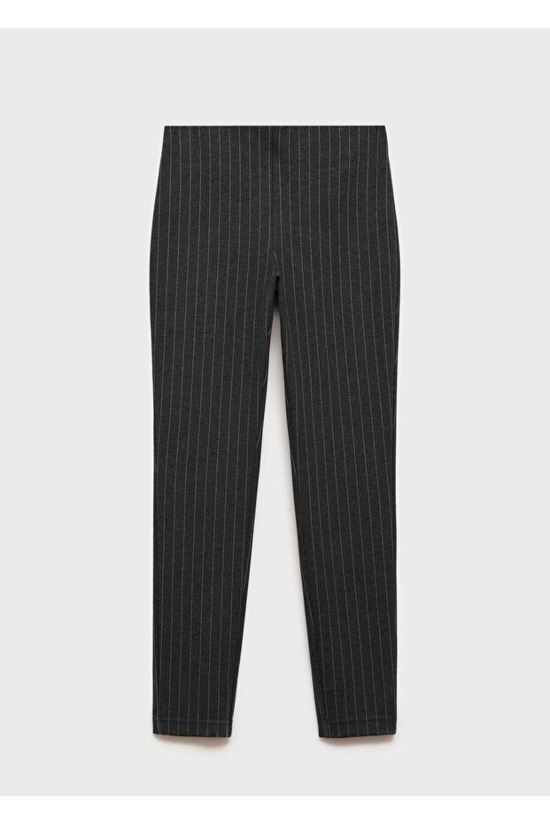 Ψηλόμεσο ριγέ κολάν - 3