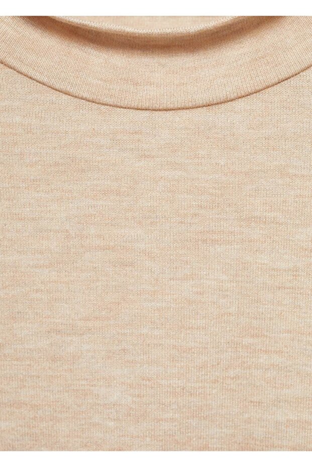 Kısa Kollu Triko Tişört - 7