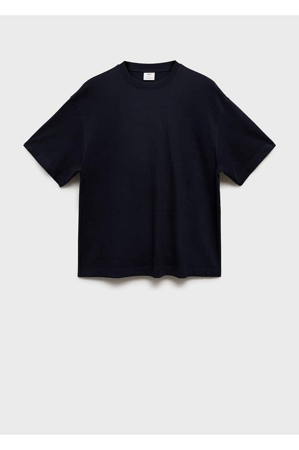 %100 oversize pamuklu tişört - 3
