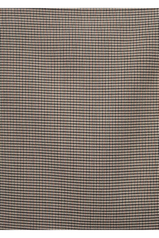 Kazayağı desenli mini etek - 6