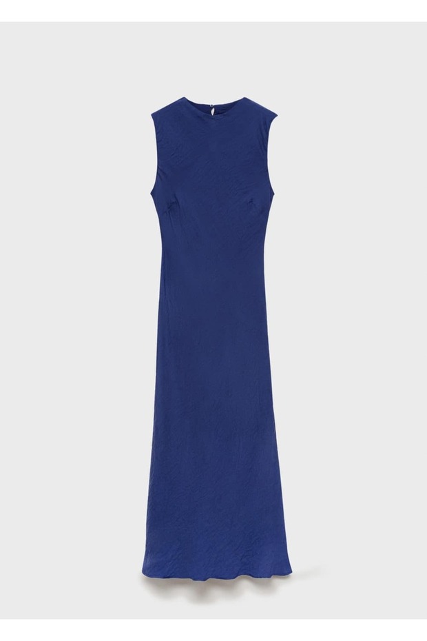 Lyocell midi elbise - 3