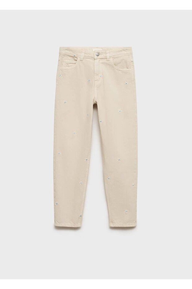 Beige Jeans for Kids - 2