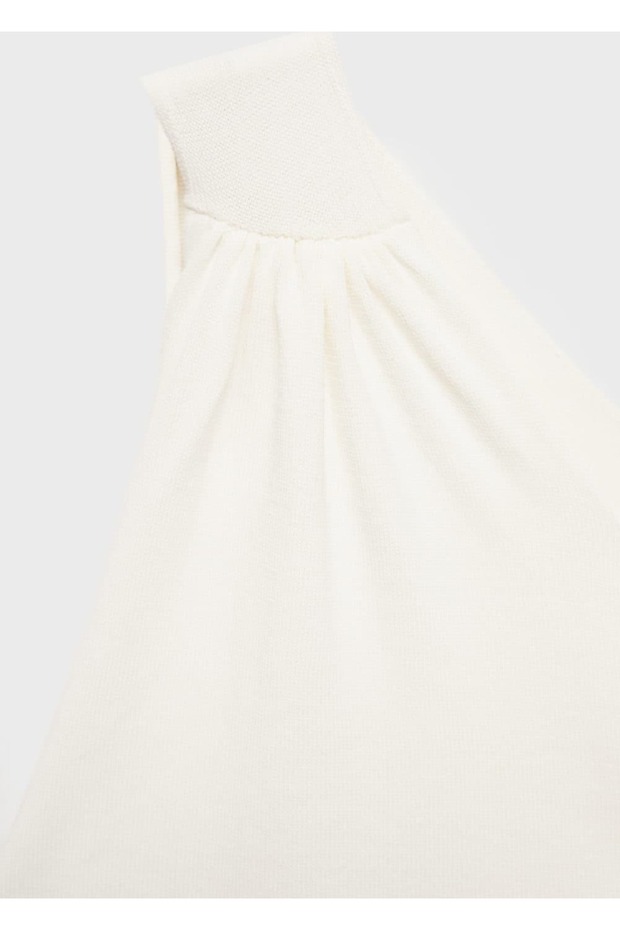 Asimetrik tasarımlı bluz - 5