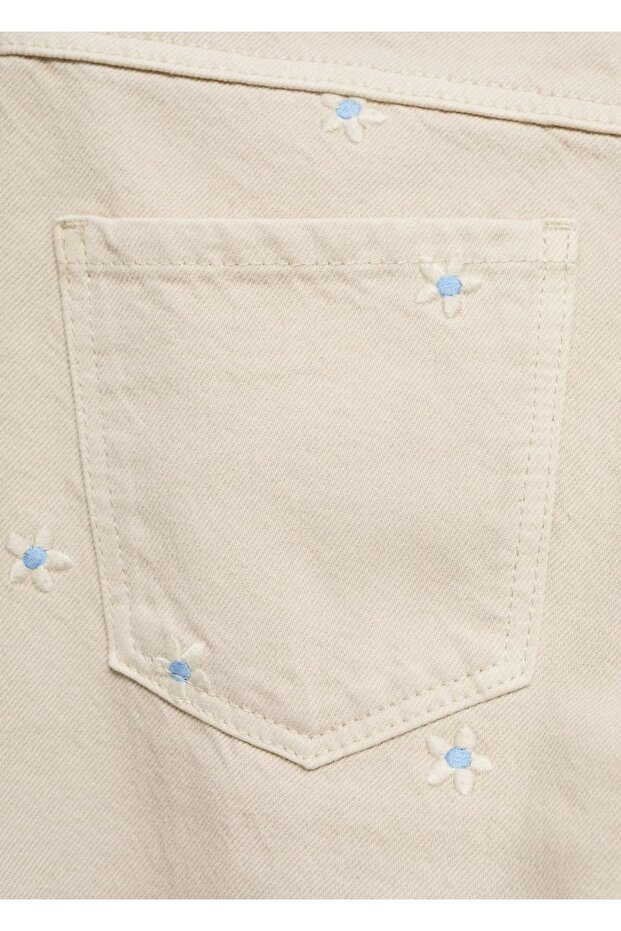 Beige Jeans for Kids - 6