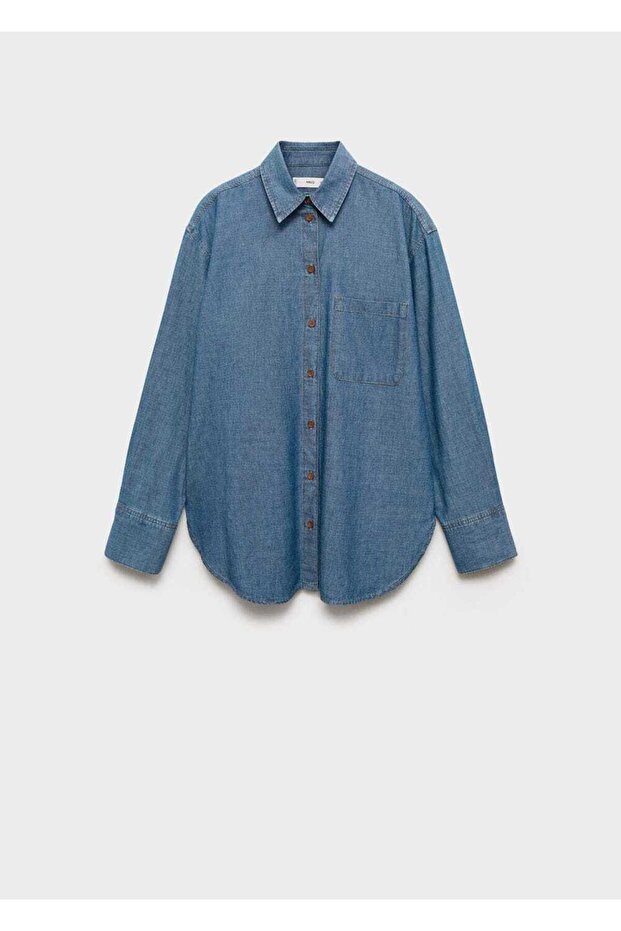 Cepli denim gömlek - 3