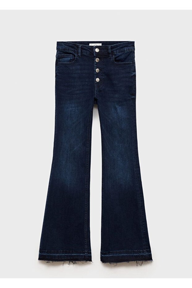 Buttoned flared jeans - 3