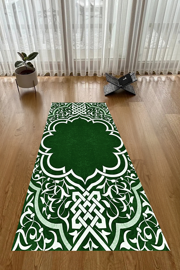 Digital Printed Non-Slip Base Washable Dowry Gift Prayer Mat Prayer Rug