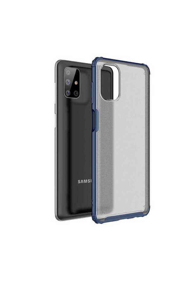 Galaxy M51 Case Zore Volks Cover - Navy Blue