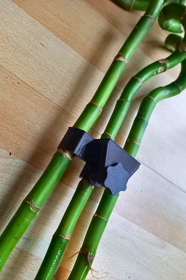 Bambu Tutucu 1 Adet Akvaryumda Bambu Bitki Yetiştirme Aparatı, Bambu Klipsi,Akvaryum Bambu Tutucu - 3