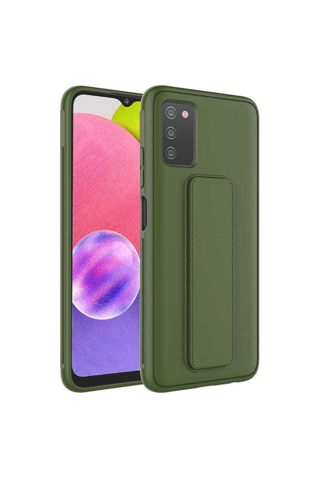 Compatible Case Qstand Cover for Galaxy A03S Case Mobile Phone