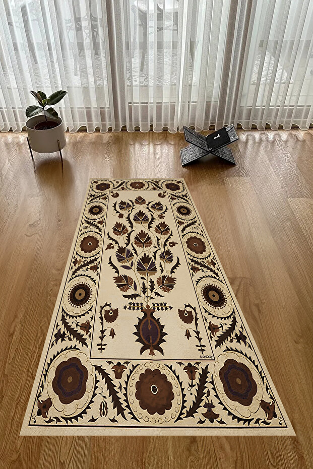 Digital Printed Non-Slip Base Washable Dowry Gift Prayer Mat Prayer Rug