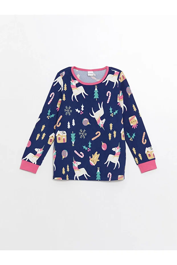 Lcwk Bisiklet Yaka Polar Kız Çocuk Pijama Takımı - 2