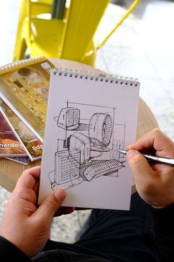 Artista A5 Claude Monet Şemsiyeli Kadın 200 Gr/m² Sketchbook Eskiz Defteri - 4