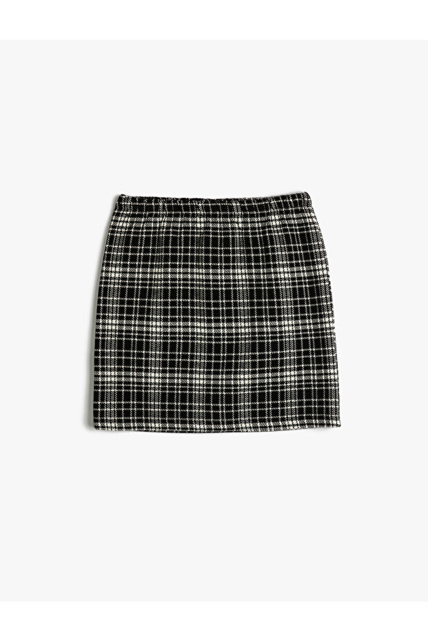 Basic Mini Skirt Slim Fit with Elastic Waist