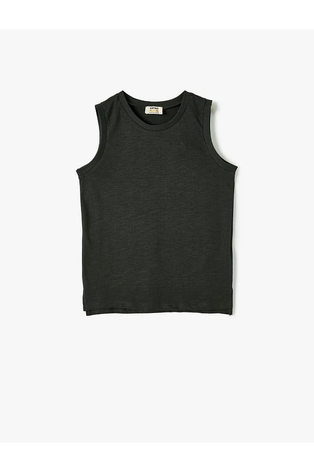 Basic Atlet Bisiklet Yaka Pamuklu - 1