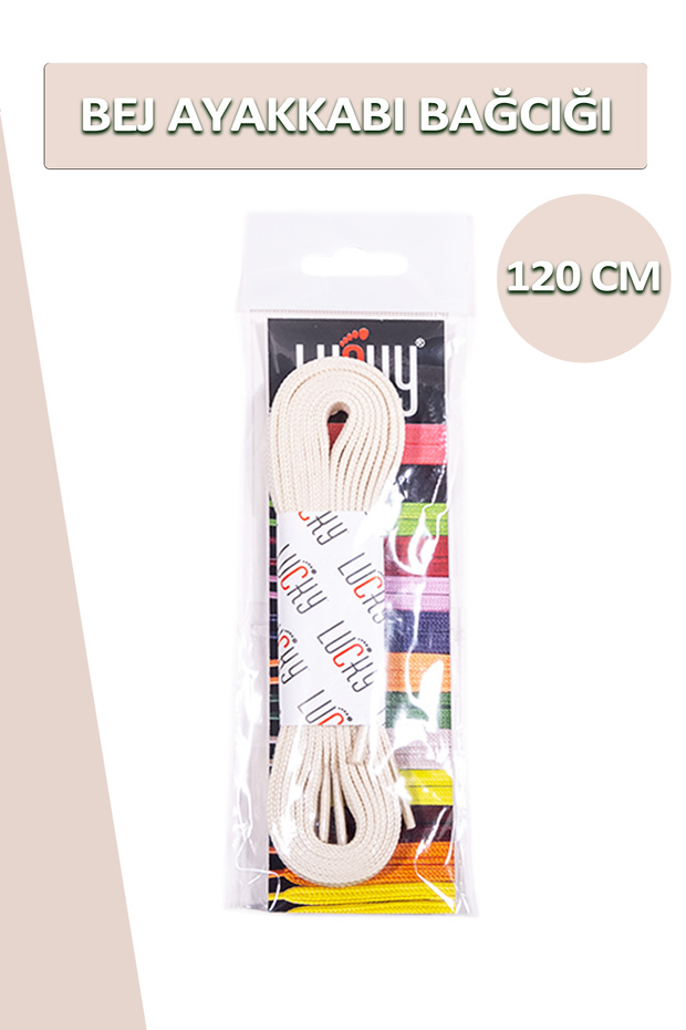 120 Beige cm Sports Shoelaces 1 Piece Bag-88
