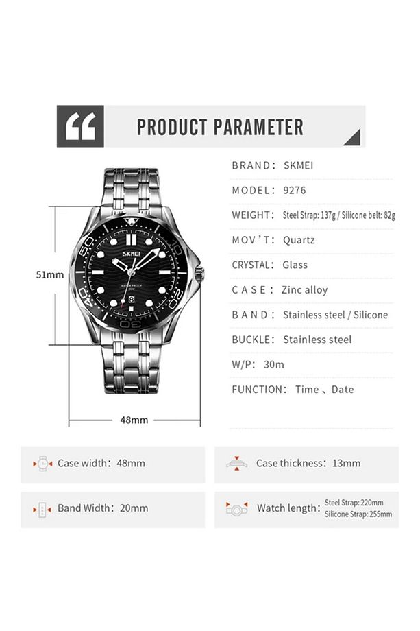 9276 Fashion Doku Analog Erkek Kol Saati - 2