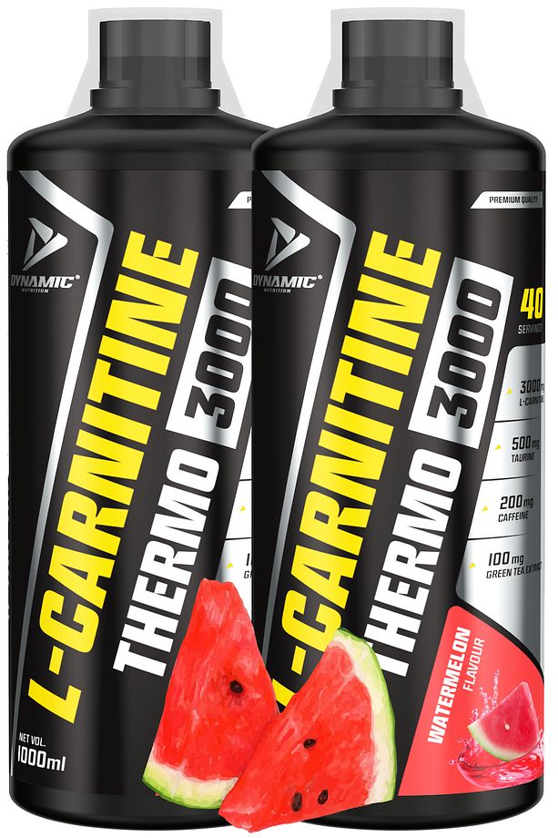 Thermo L-carnitine 3000 Mg X 2 Adet - 2000 ml - Karpuz Aromalı - 80 Servis - L-karnitin - 1