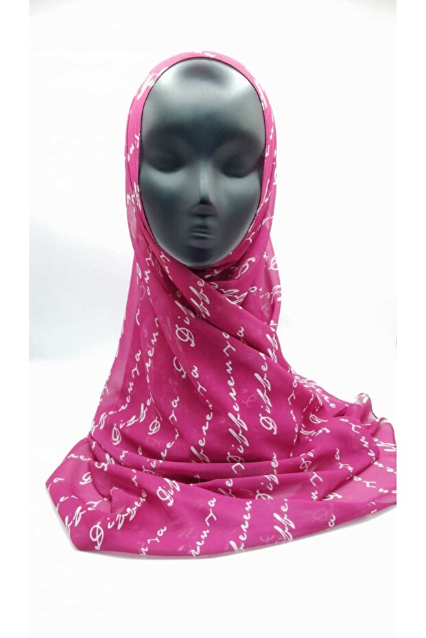 Fuchsia Logo Shawl - 2