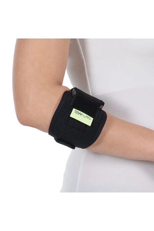 3 Point Silicone Supported Velcro Adjustable Standard Size Epicondylitis Bandage Tennis Golfer Elbow