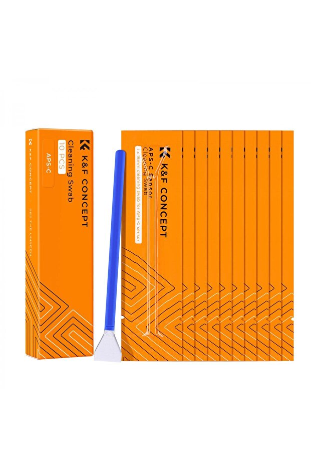 Sensör Temizleme çubuğu - 10 lu Paket ( Full Frame  ) Uzun saplı - 1