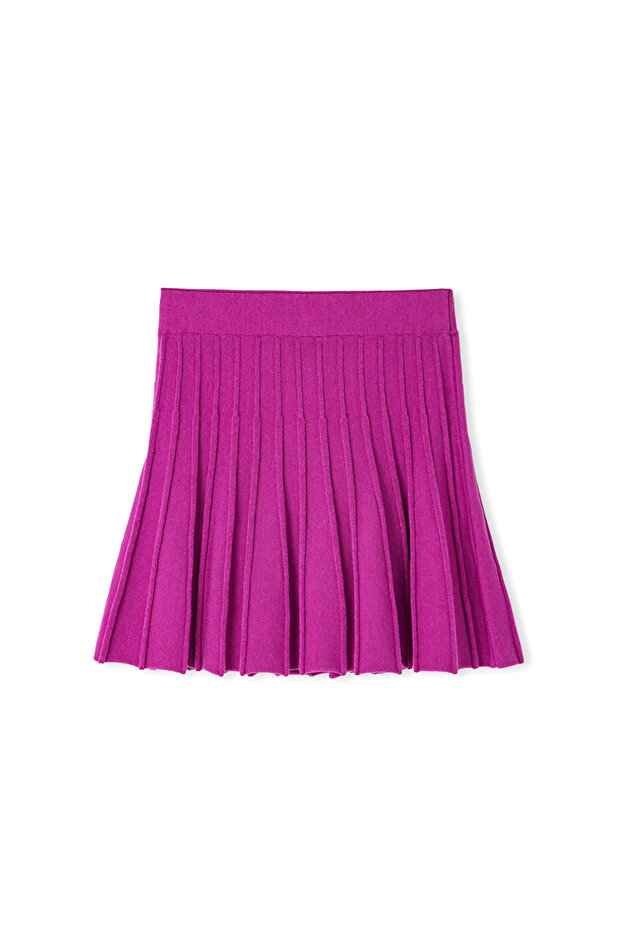 Dokulu mini etek - 3