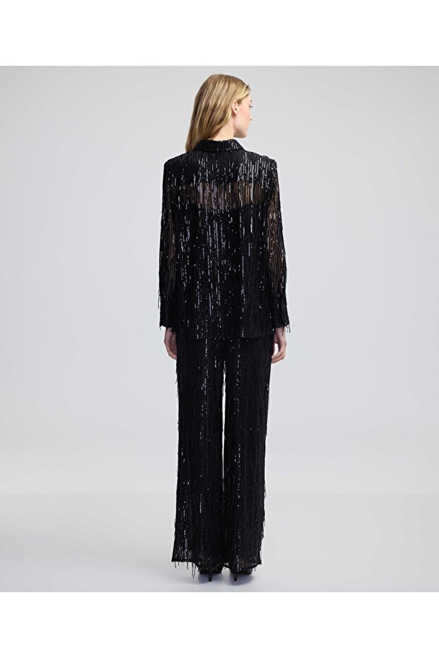 Payet işlemeli gömlek - 7