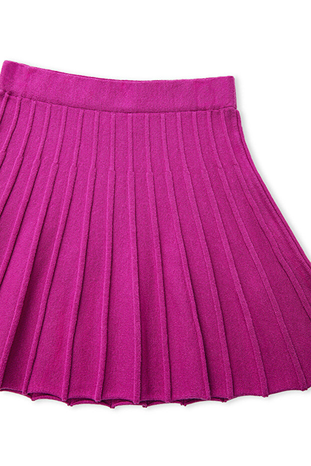 Dokulu mini etek - 4