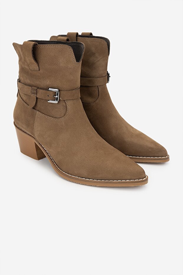 Kadın Taba Topuklu Bot - 3