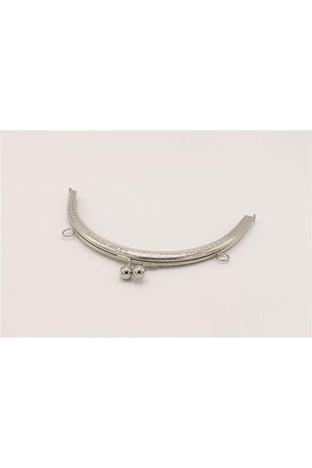 16 cm Silver Color Bag Clip Oval