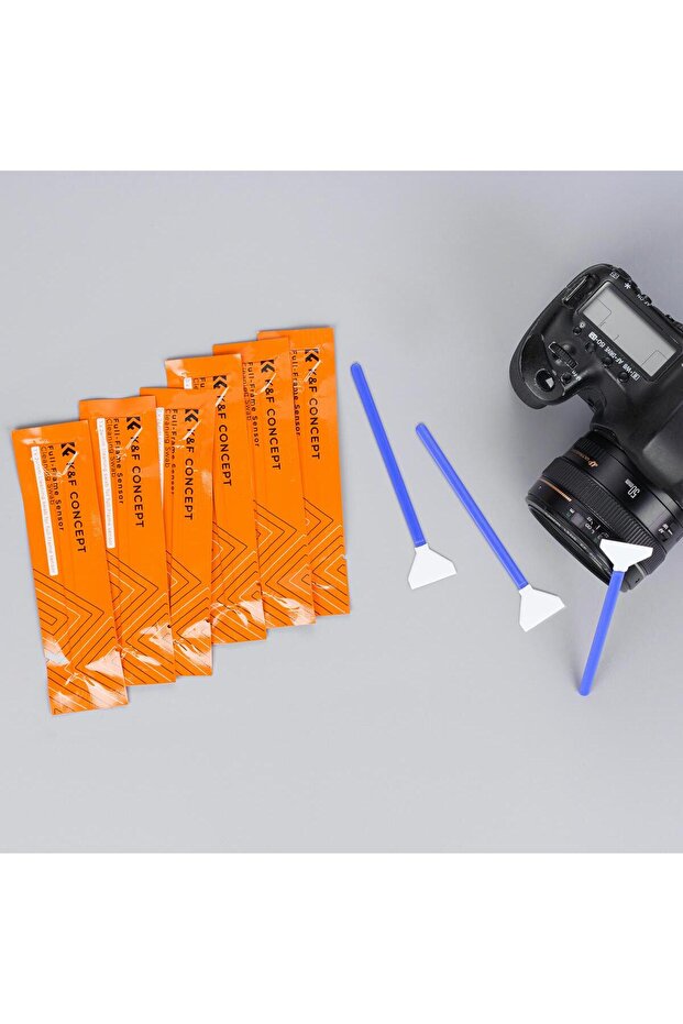 Sensör Temizleme çubuğu - 10 lu Paket ( Full Frame  ) Uzun saplı - 6